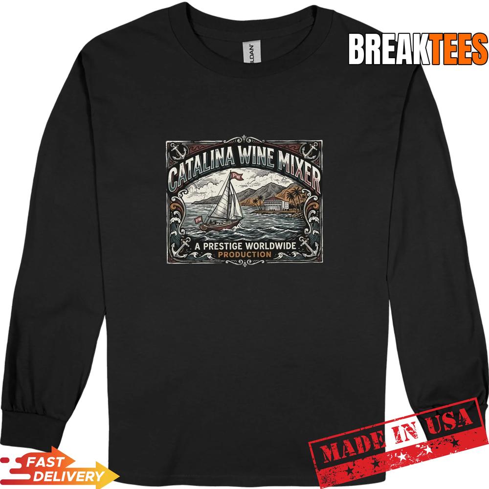 Catalina Wine Mixer A Prestige Worldwide Production - Adult & Kids T-Shirts, Sweatshirts & Hoodies apparel design preview 3