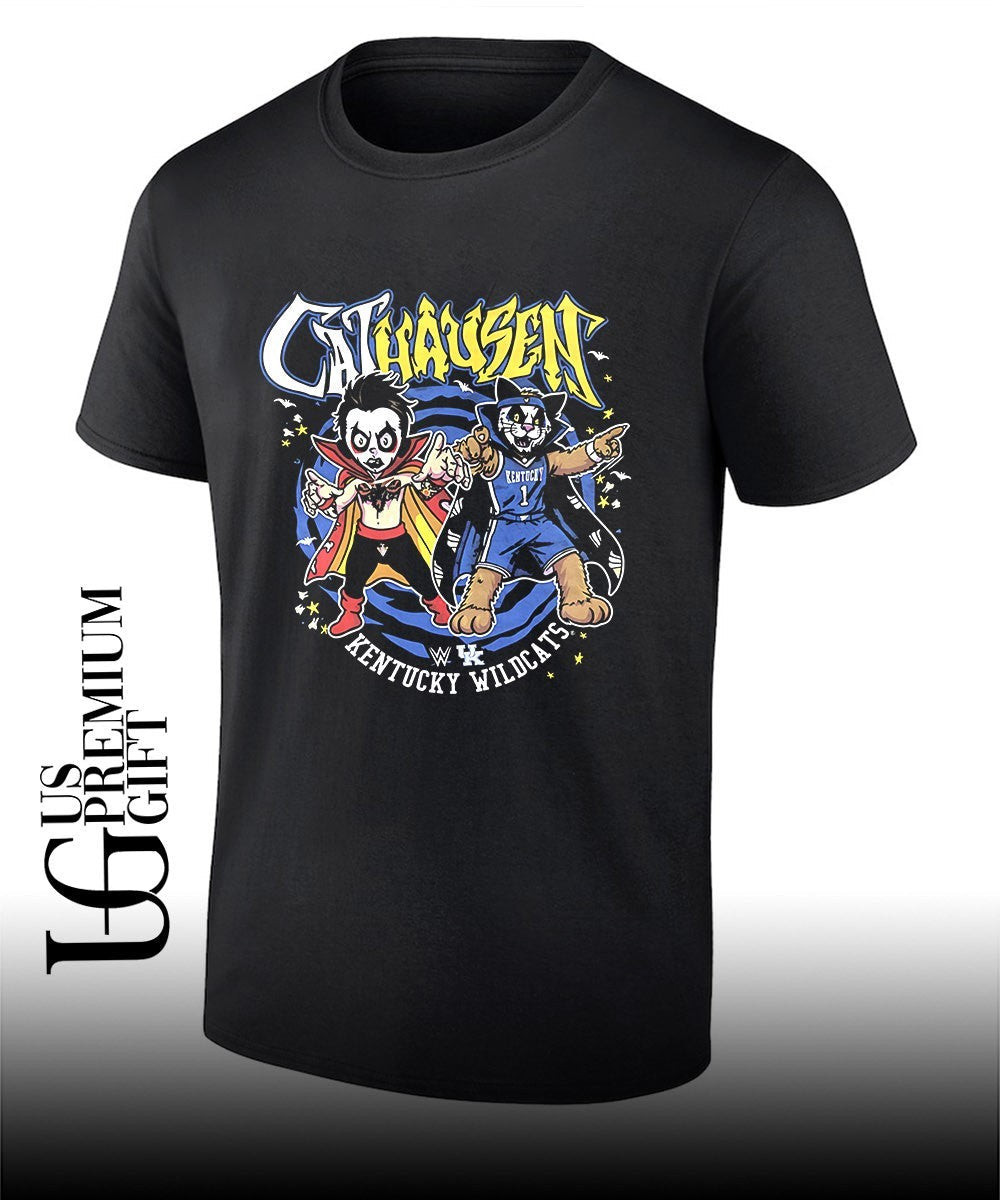 Cathausen Danhausen x Kentucky Wildcats graphic shirt Unisex T-shirt, Sweatshirt, Hoodie, Long Sleeve Tee - T-Shirt, Sweatshirt, Hoodie