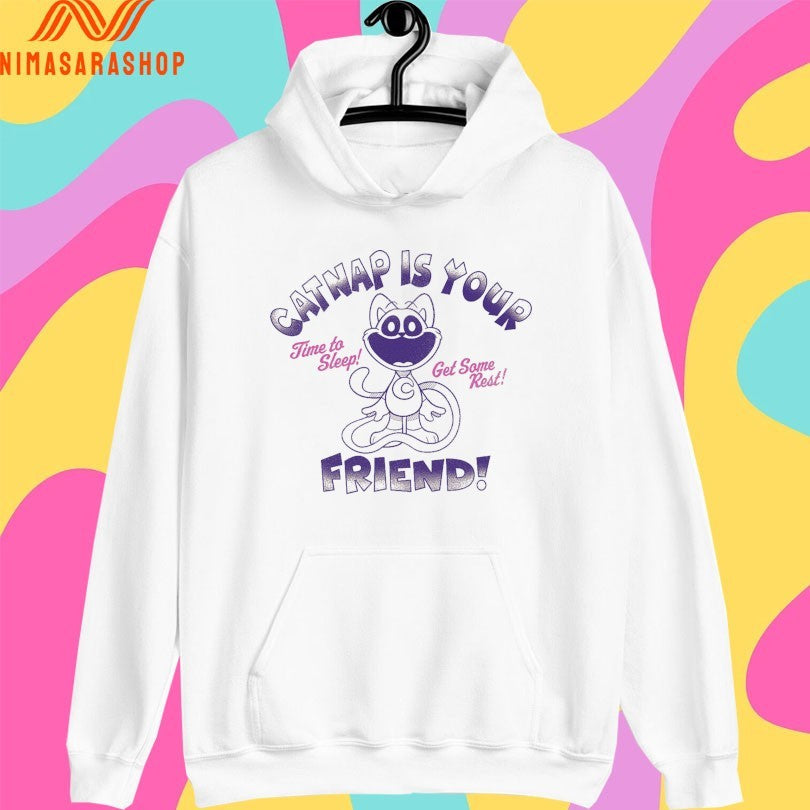 Catnap Is Your Friend Time To Sleep Get Some Rest - Adult & Kids T-Shirts, Sweatshirts & Hoodies apparel design preview 2