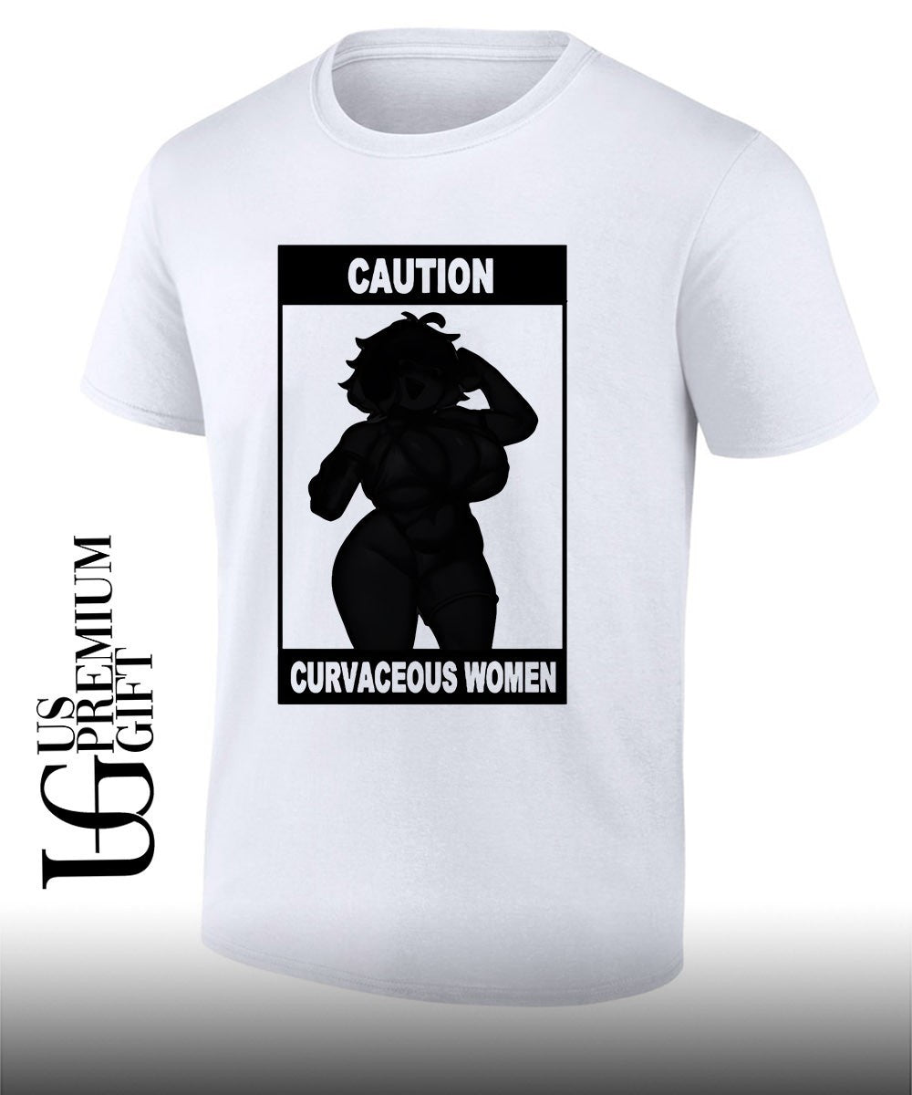 Caution Curvaceous Women 2026 shirt Unisex T-shirt, Sweatshirt, Hoodie, Long Sleeve Tee - T-Shirt, Sweatshirt, Hoodie