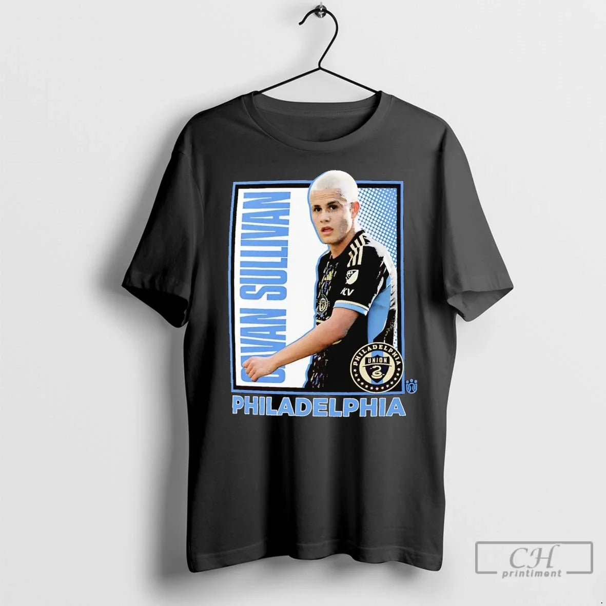 Cavan Sullivan Philadelphia Union Portrait T Shirts Unisex T-shirt, Sweatshirt, Hoodie, Long Sleeve Tee - T-Shirt, Sweatshirt, Hoodie