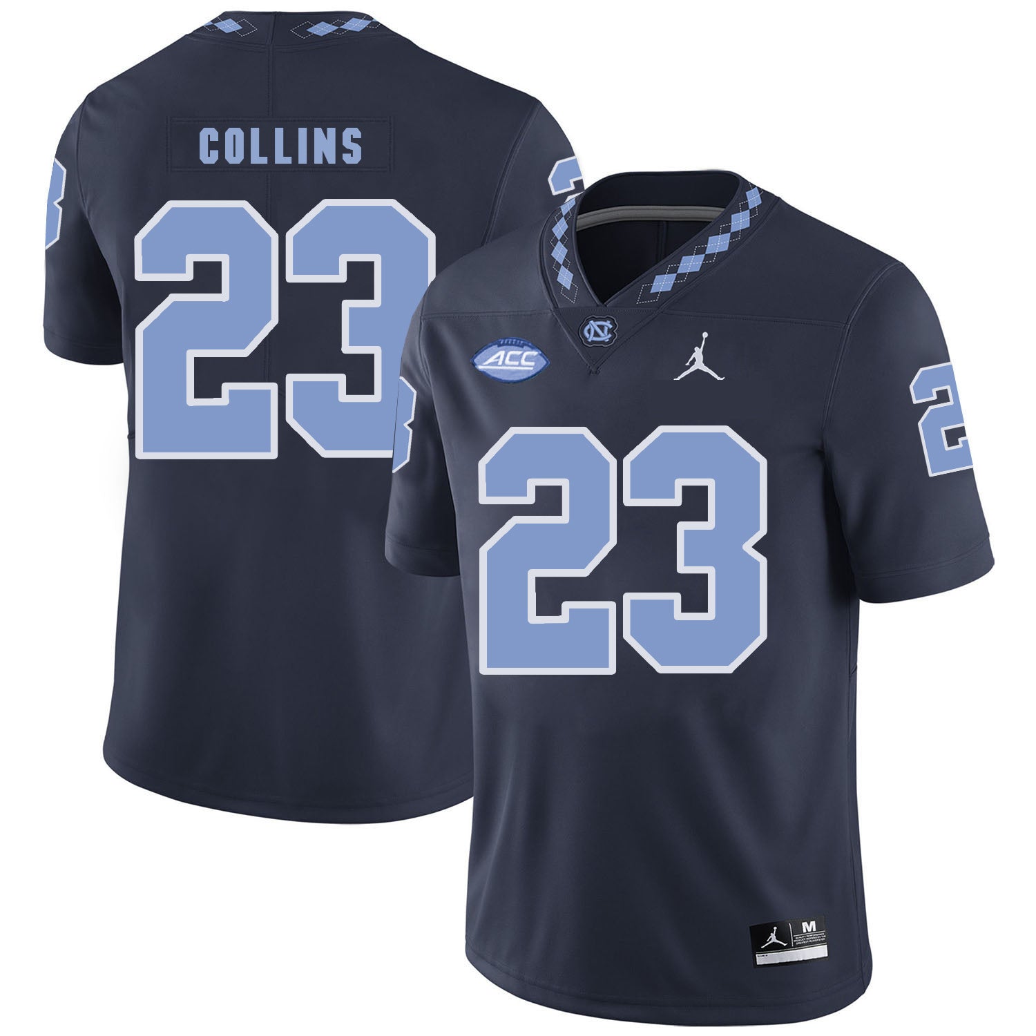 Cayson Collins 23 Black College Football Jersey football jersey product view 1