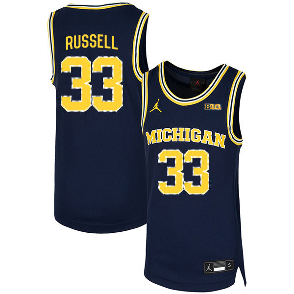 Cazzie Russell 33 Navy College Football Jersey football jersey product view 1