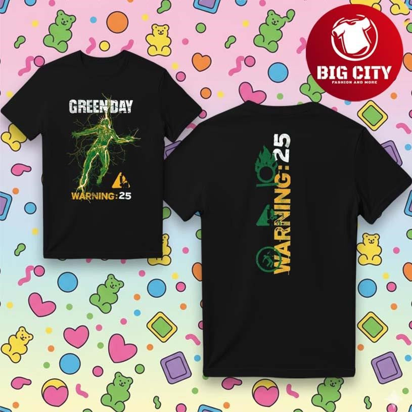 Celebrate the 20th Anniversary of Green Day’s Warning Album Two Sided Shirt Unisex T-shirt, Sweatshirt, Hoodie, Long Sleeve Tee - T-Shirt, Sweatshirt, Hoodie