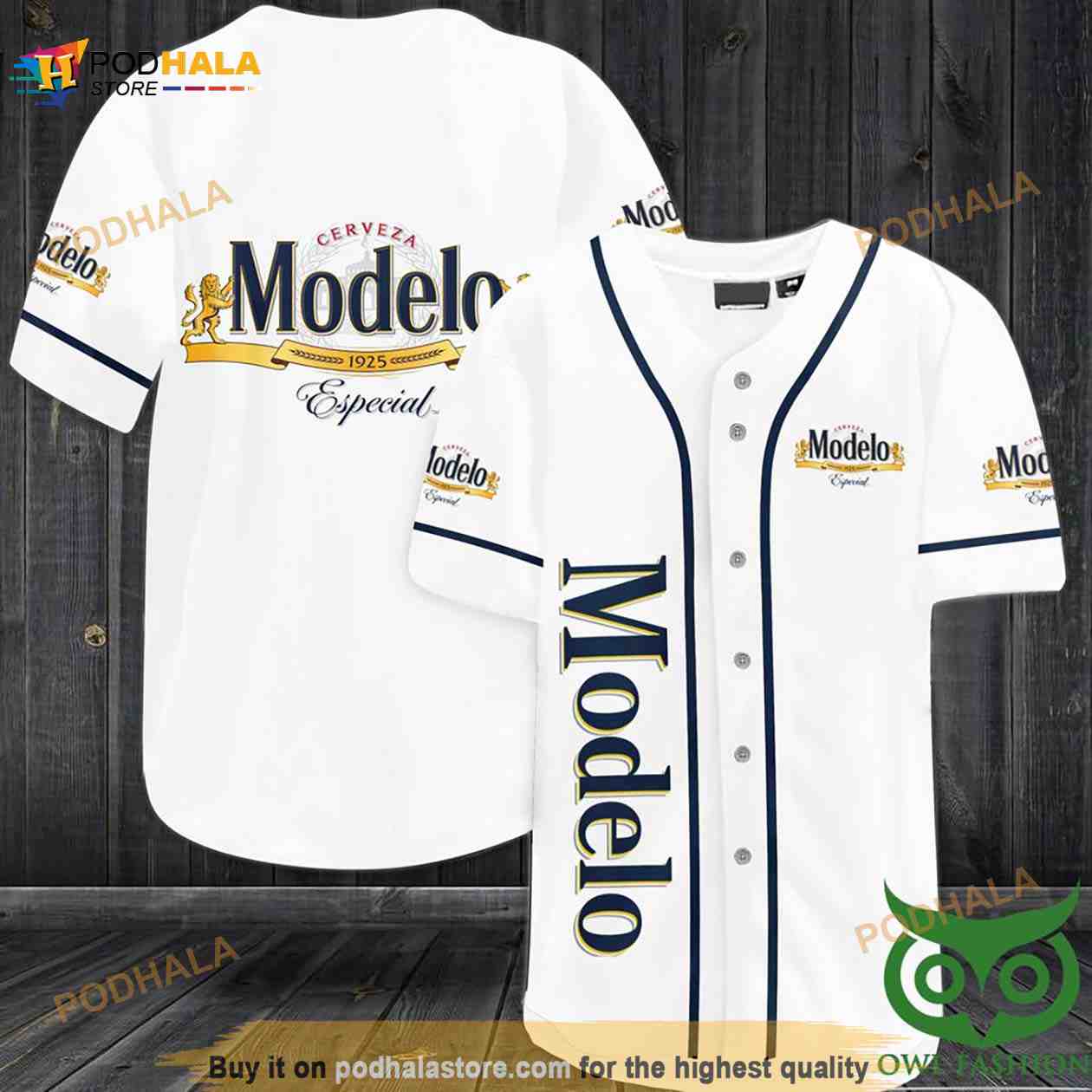 Cerveza Modelo 3D Baseball Jersey Shirt baseball jersey product view 1