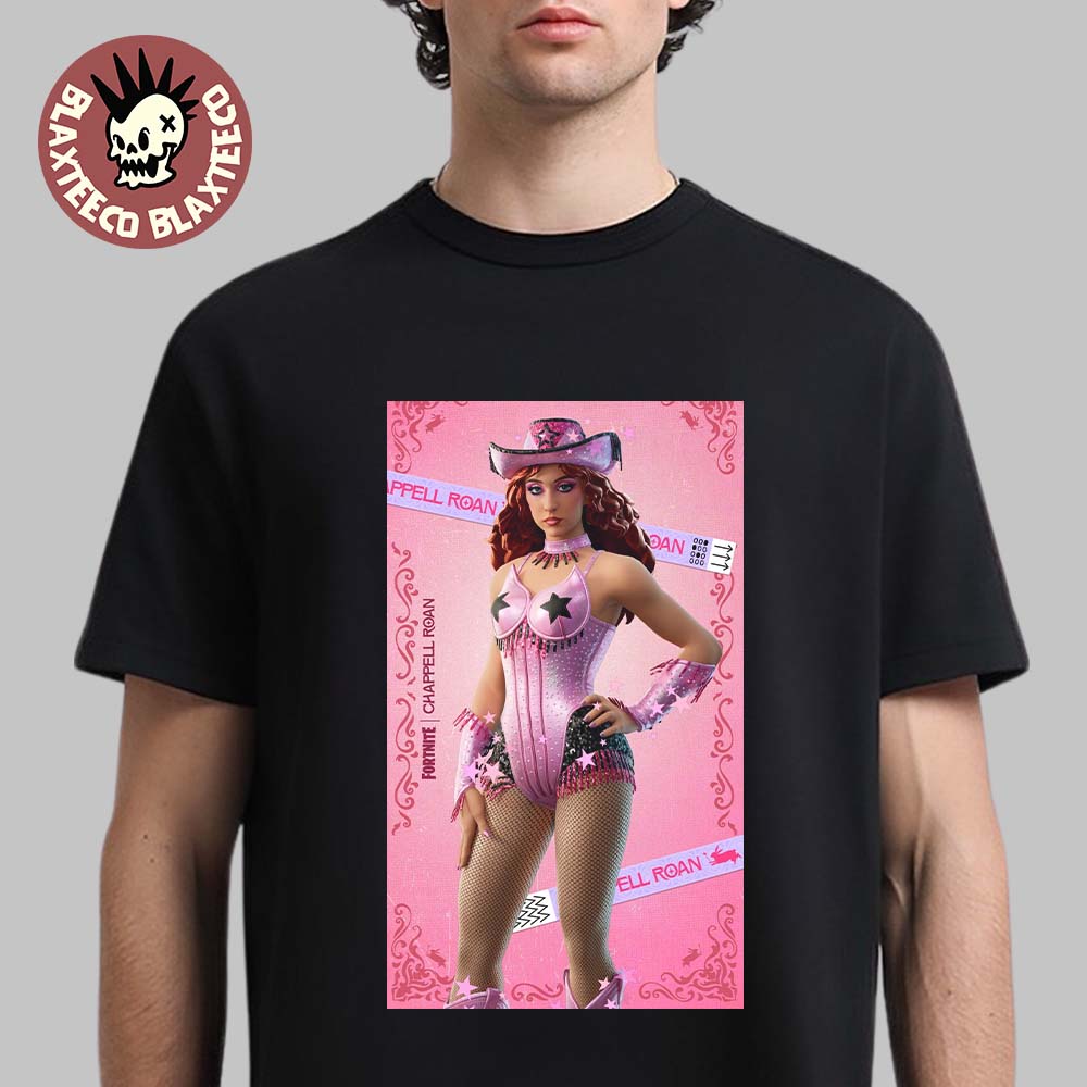 Chappell Roan X Fortnite 2026 Music Pass Pink Pony Skin Look T-Shirt Unisex T-shirt, Sweatshirt, Hoodie, Long Sleeve Tee - T-Shirt, Sweatshirt, Hoodie