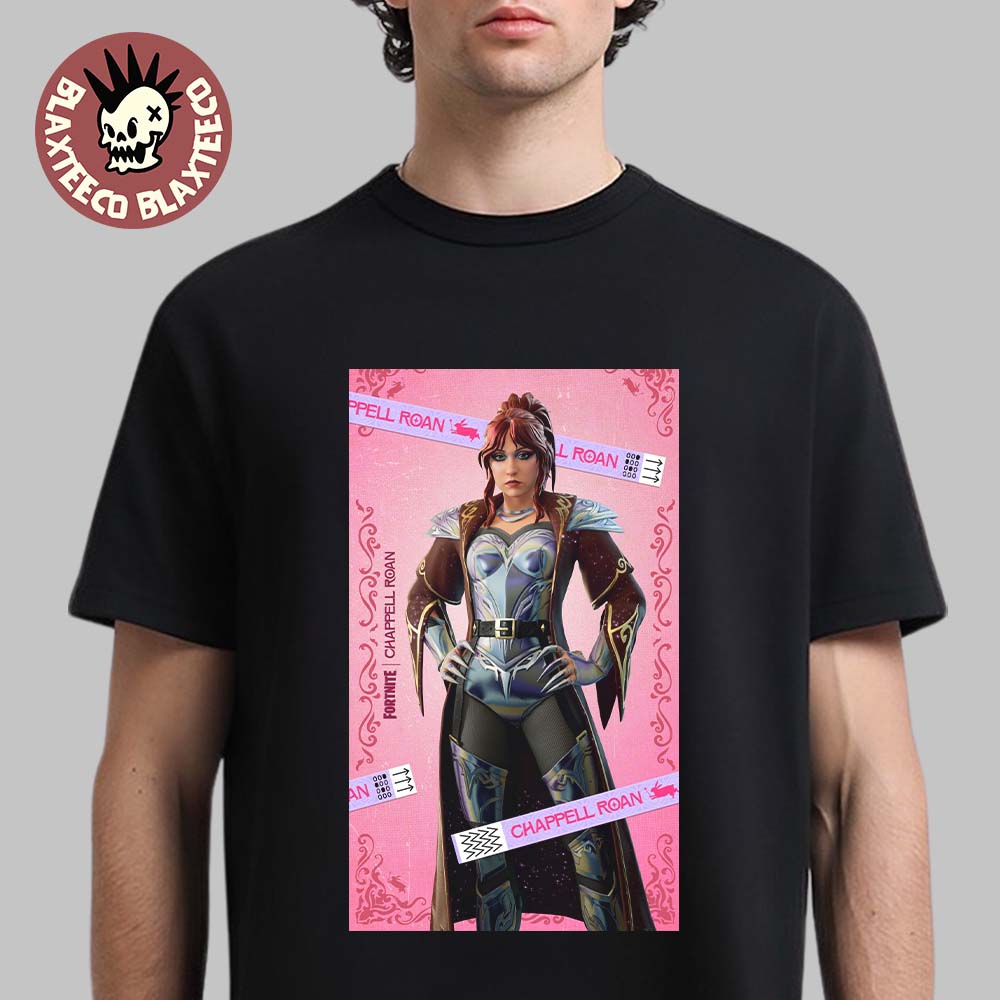 Chappell Roan X Fortnite 2026 Roan Of Arc Skin Look T-Shirt Unisex T-shirt, Sweatshirt, Hoodie, Long Sleeve Tee - T-Shirt, Sweatshirt, Hoodie