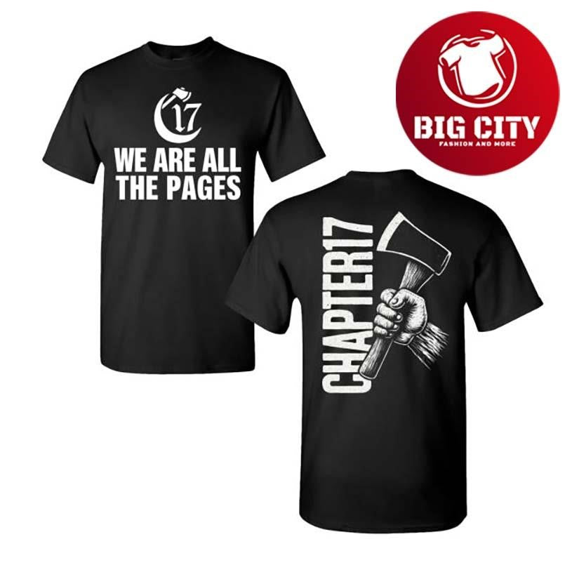 Chapter 17 Records Chapter 17 Hatchet Hand Two Sided Shirt Unisex T-shirt, Sweatshirt, Hoodie, Long Sleeve Tee - T-Shirt, Sweatshirt, Hoodie