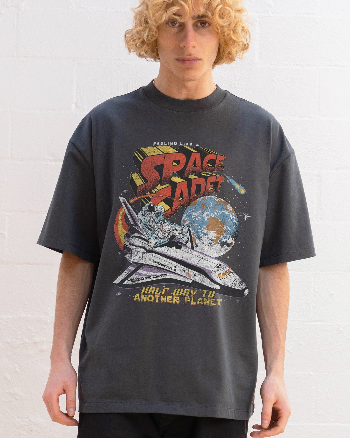 Space Cadet Oversized Tee Unisex T-shirt, Sweatshirt, Hoodie, Long Sleeve Tee - T-Shirt, Sweatshirt, Hoodie
