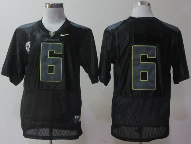 Charles Nelson 6 Black Battle Edition College Football Jersey football jersey product view 1