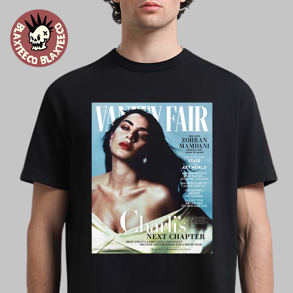 Charli XCX Graces The Cover Of Vanity Fair Magazine November 2025 Charis Next Chapter T-Shirt - T-Shirt, Sweatshirt, Hoodie