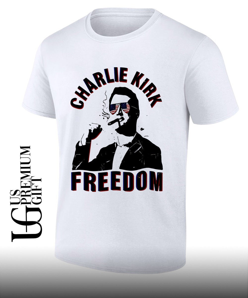 Charlie Kirk Freedom USA 250th Anniversary signature shirt Unisex T-shirt, Sweatshirt, Hoodie, Long Sleeve Tee - T-Shirt, Sweatshirt, Hoodie