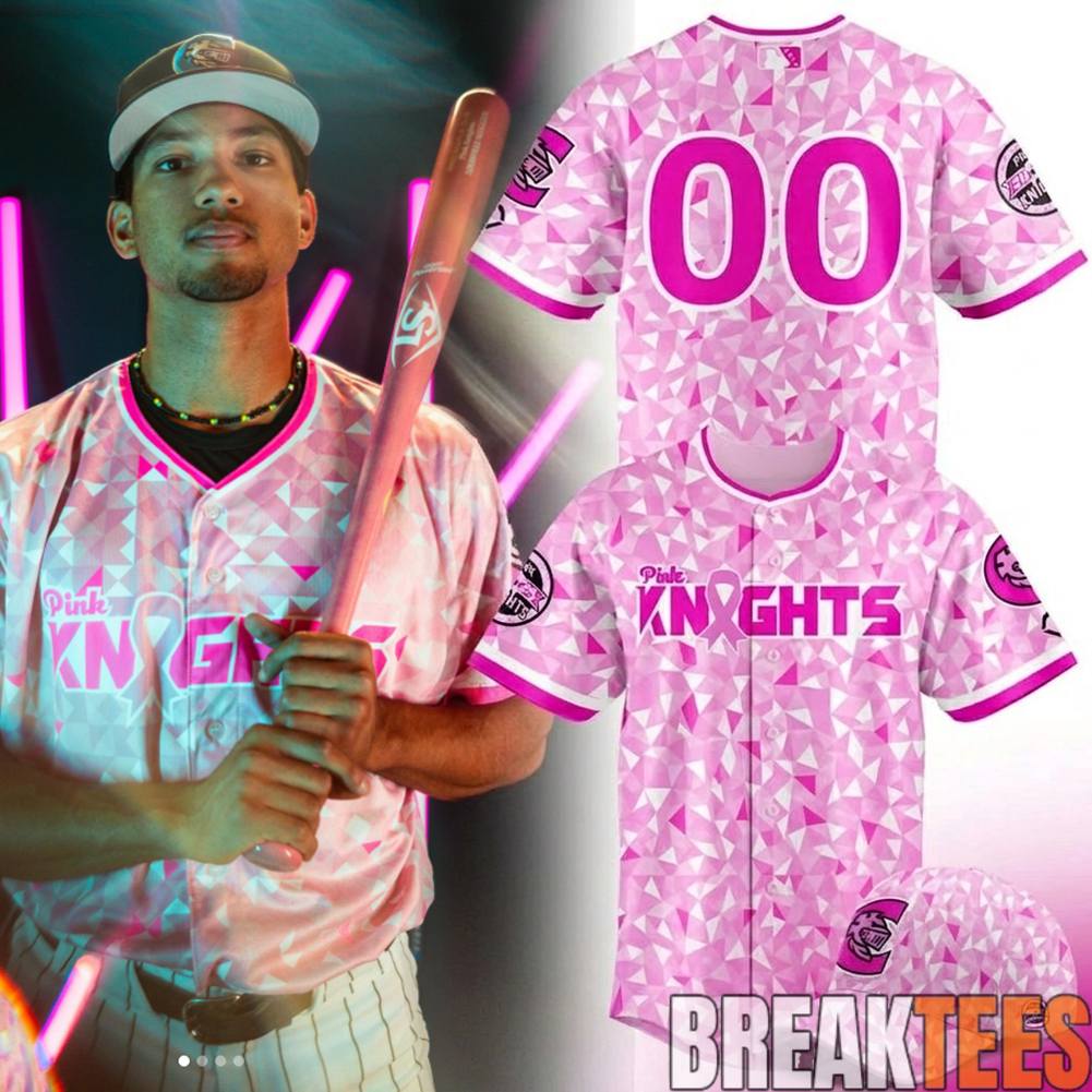 Charlotte Knights x Pink Knights 20th Anniversary Custom Jersey Unisex T-shirt, Sweatshirt, Hoodie, Long Sleeve Tee - T-Shirt, Sweatshirt, Hoodie