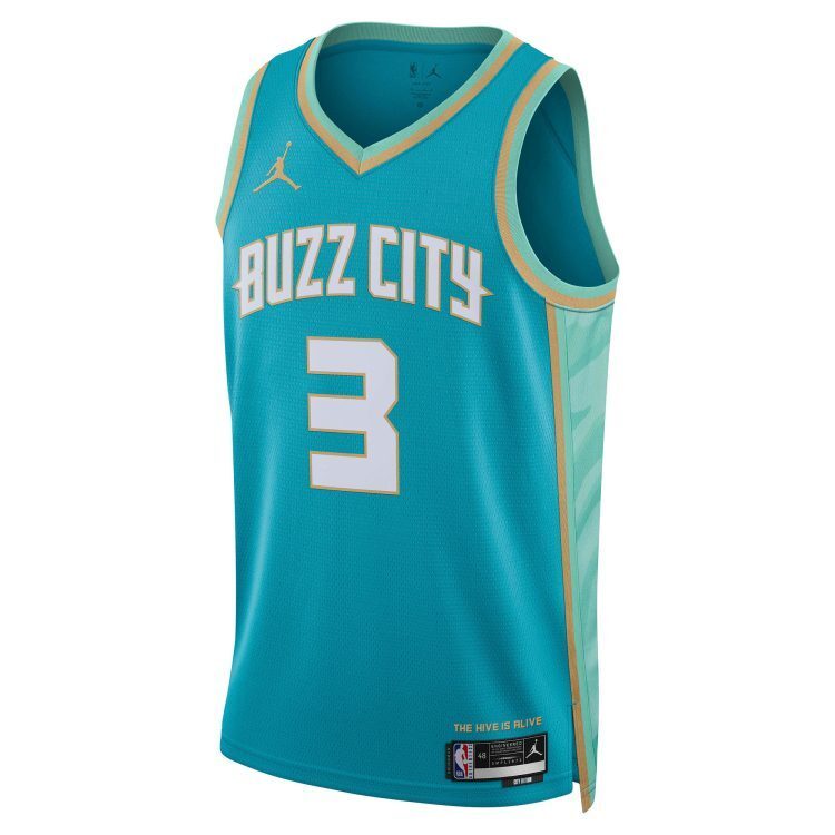 Charlotte Hornets 2023-24 City Edition Jersey Style 2 Basketball Jersey basketball jersey product view 1