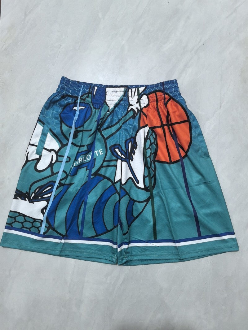 Charlotte Hornets Hornets Shorts Basketball Jersey basketball jersey product view 1