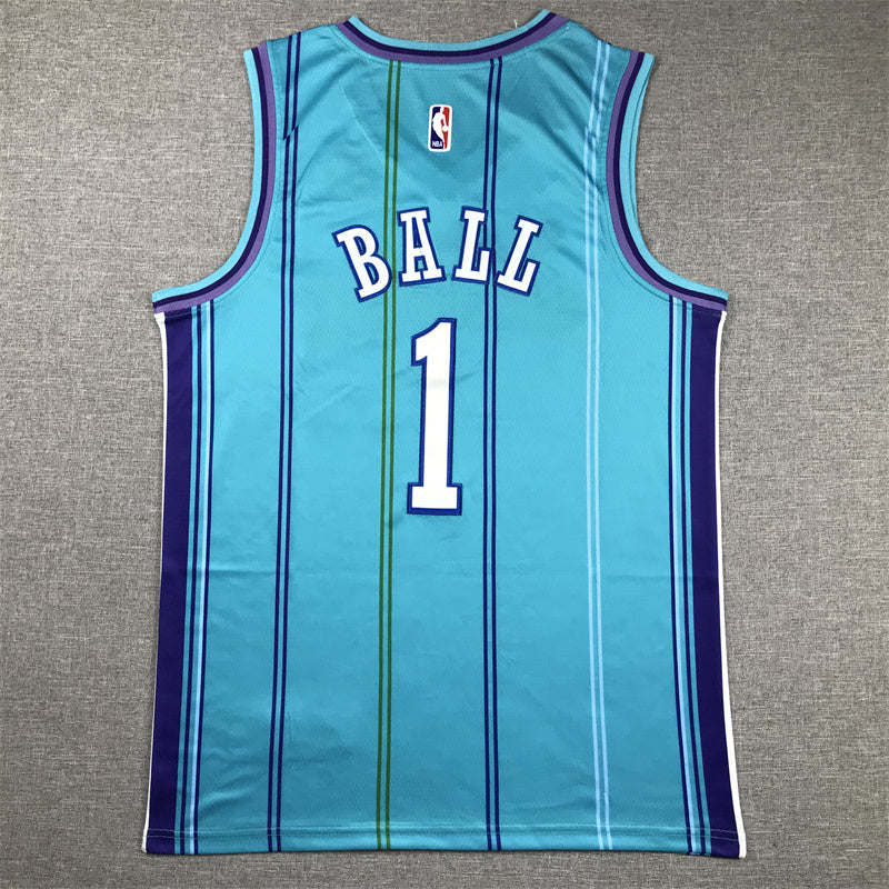Charlotte Hornets #1 LaMelo Ball Hornets 1 Classic Light Green S-XXL Style 1 Basketball Jersey basketball jersey product view 1