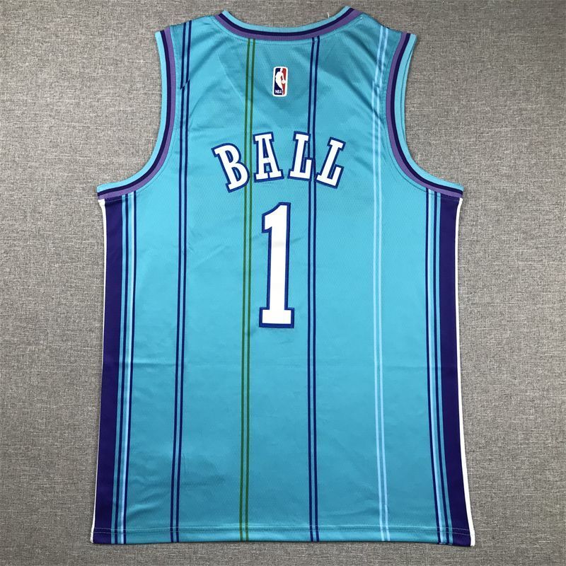 Charlotte Hornets #1 LaMelo Ball Hornets 1 # · Classic Green Style 1 Basketball Jersey basketball jersey product view 1