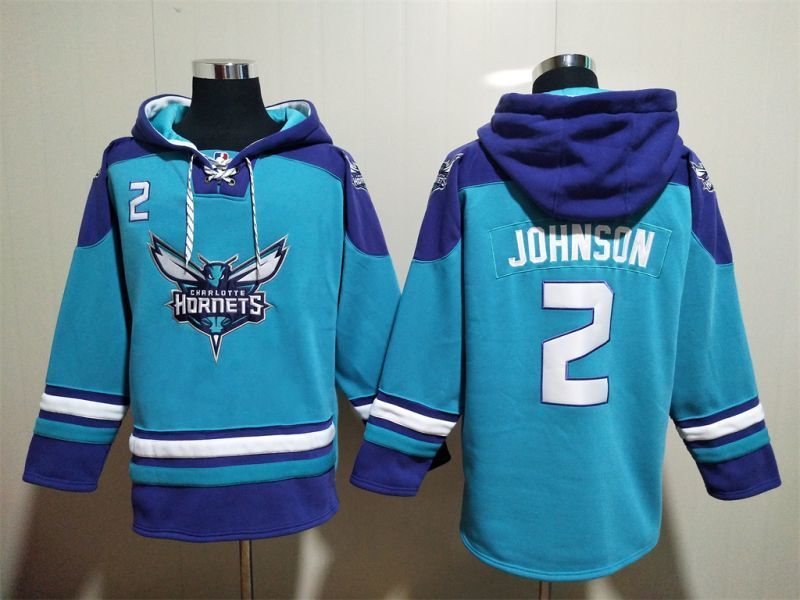 Charlotte Hornets #2 Larry Johnson Hornets Basketball Jersey basketball jersey product view 1