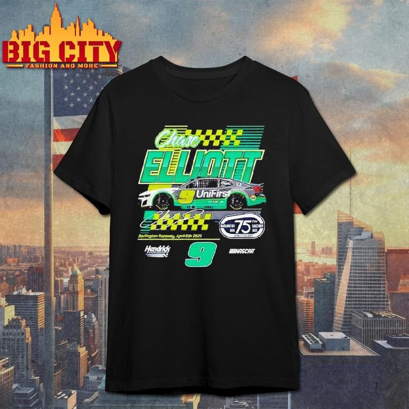 Chase Elliott Hendrick Motorsports Team Unifirst Darlington Throwback Car Shirt Unisex T-shirt, Sweatshirt, Hoodie, Long Sleeve Tee - T-Shirt, Sweatshirt, Hoodie