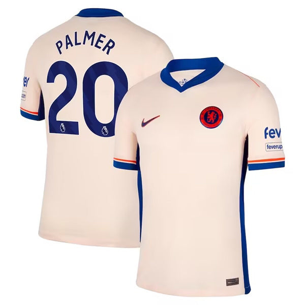 Chelsea #20 Cole Palmer Cream 202425 Away Soccer Jersey sports jersey product view 1