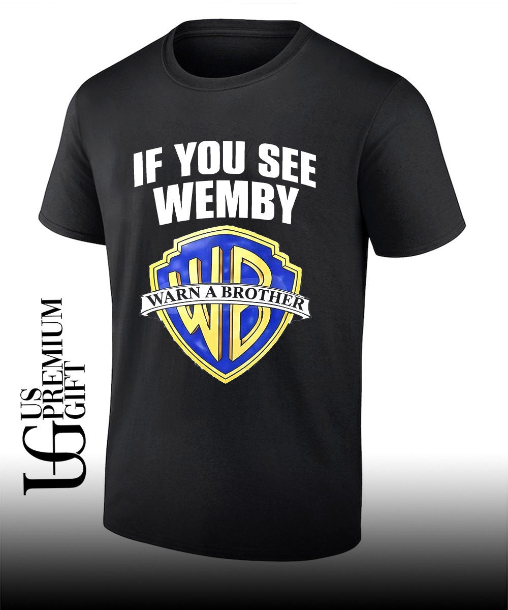 Chet Holmgren wearing If You See Wemby Warn A Brother Game 1 OKC loss shirt Unisex T-shirt, Sweatshirt, Hoodie, Long Sleeve Tee - T-Shirt, Sweatshirt, Hoodie