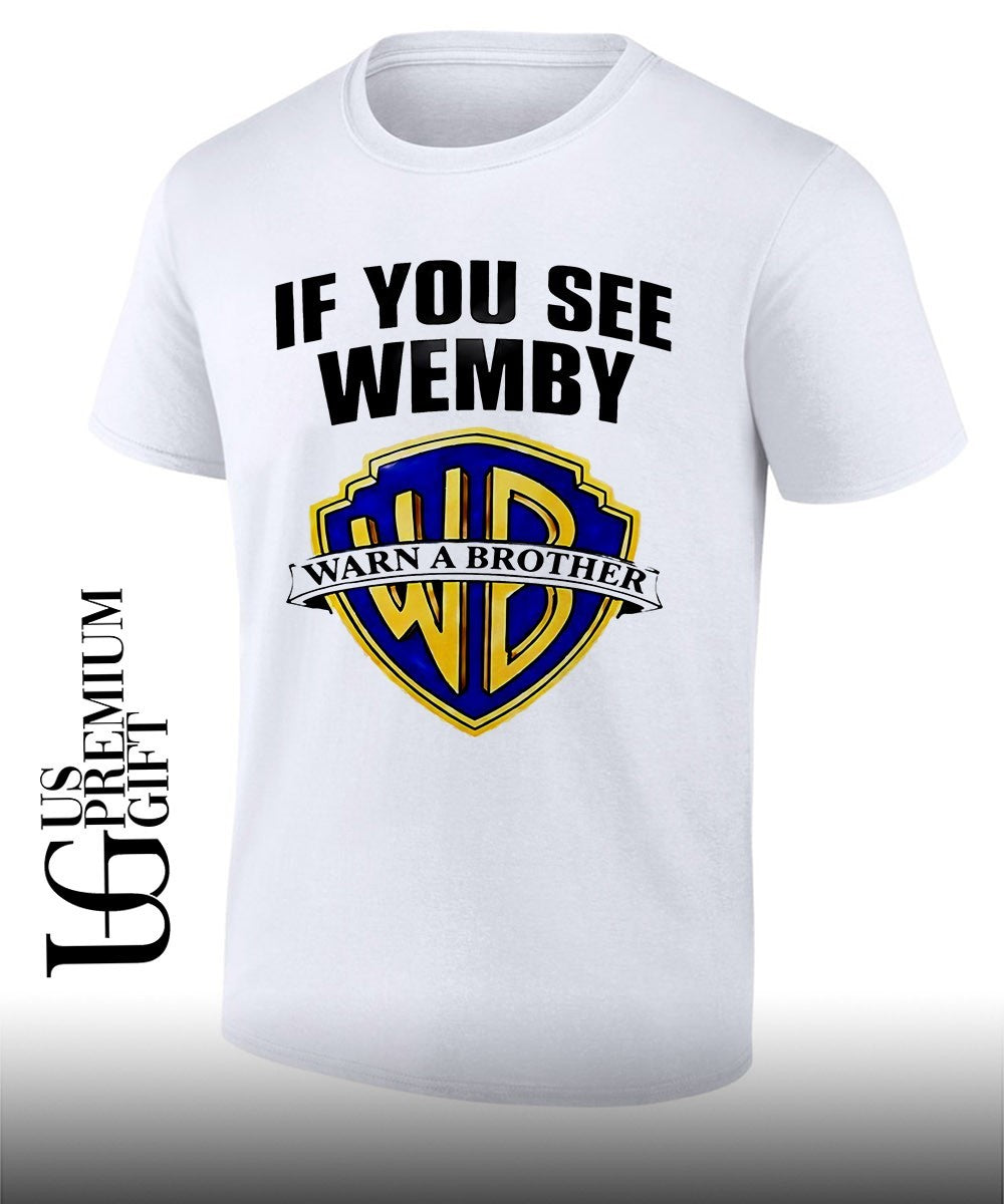 Chet Holmgren wearing If You See Wemby Warn A Brother shirt Unisex T-shirt, Sweatshirt, Hoodie, Long Sleeve Tee - T-Shirt, Sweatshirt, Hoodie
