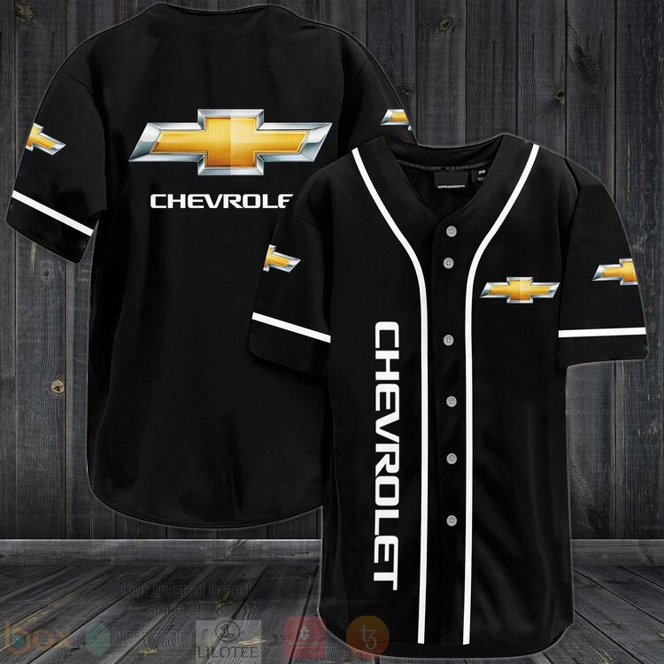 FASHION Chevrolet Baseball Jerseys Botton Shirt baseball jersey product view 1