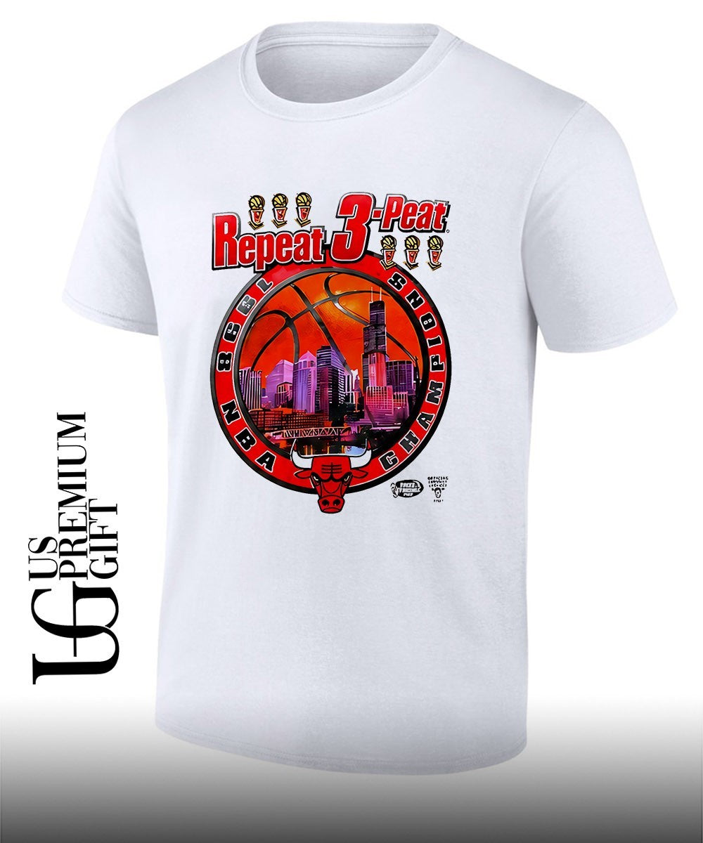 Chicago Bulls NBA 1998 Repeat 3-Peat Champions shirt Unisex T-shirt, Sweatshirt, Hoodie, Long Sleeve Tee - T-Shirt, Sweatshirt, Hoodie