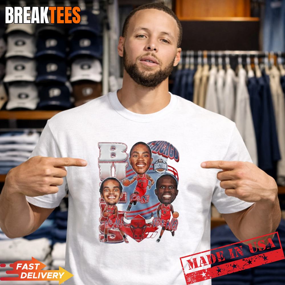 Chicago Bulls NBA 2011 caricature vintage t-shirt Unisex T-shirt, Sweatshirt, Hoodie, Long Sleeve Tee - T-Shirt, Sweatshirt, Hoodie