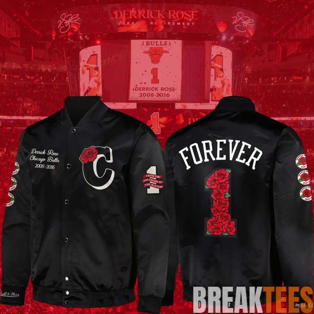 Chicago Bulls x Legend Derrick Rose Black Bomber Jacket Unisex T-shirt, Sweatshirt, Hoodie, Long Sleeve Tee - T-Shirt, Sweatshirt, Hoodie