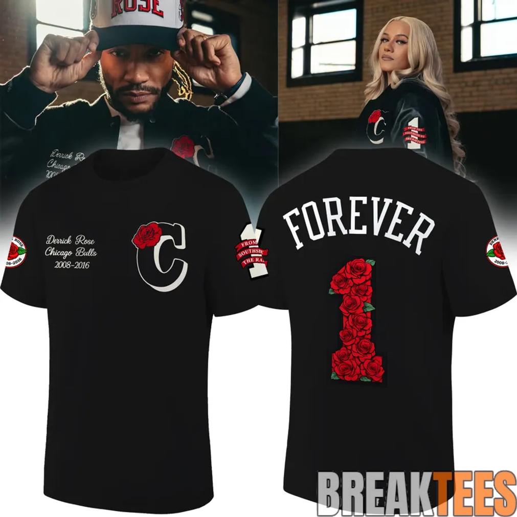 Chicago Bulls x Legend Derrick Rose Black Shirt Unisex T-shirt, Sweatshirt, Hoodie, Long Sleeve Tee - T-Shirt, Sweatshirt, Hoodie