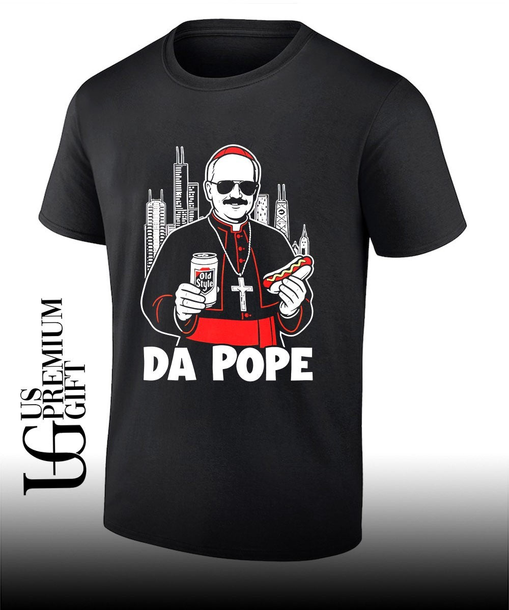 Chicago Cardinal Da Pope Beer Hotdog shirt Unisex T-shirt, Sweatshirt, Hoodie, Long Sleeve Tee - T-Shirt, Sweatshirt, Hoodie