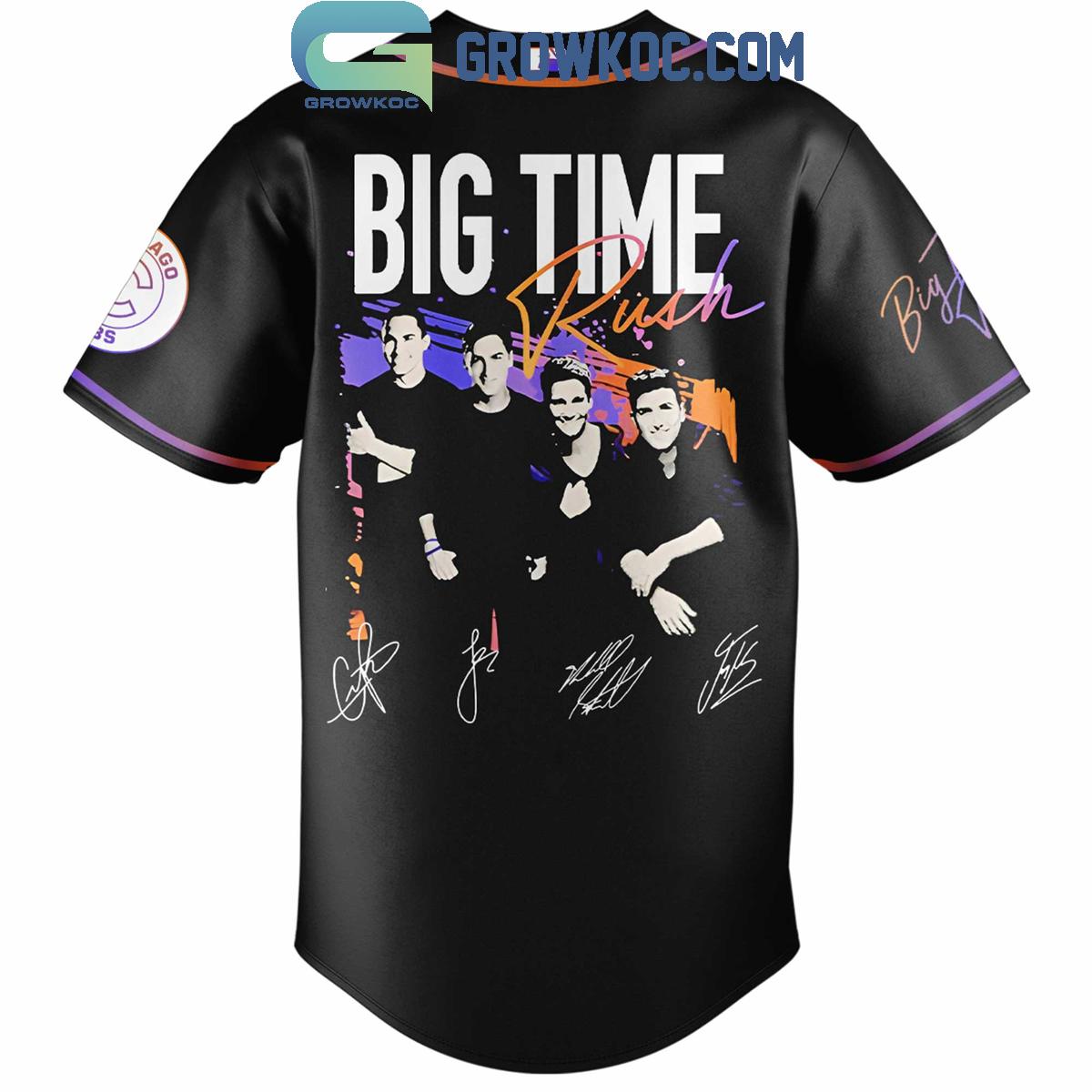 Chicago Cubs x Big Time Rush Tour 2025 Baseball Jersey baseball jersey product view 3