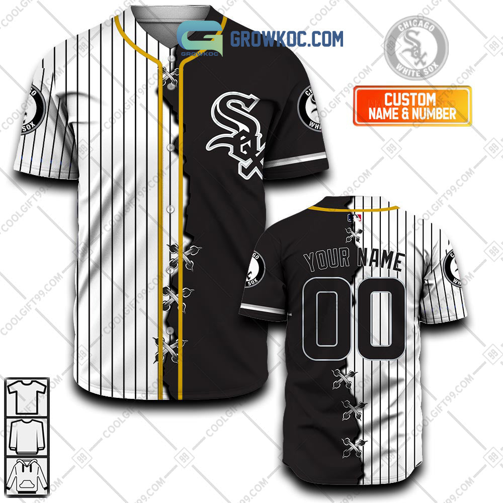 Chicago White Sox MLB Personalized Mix Baseball Jersey baseball jersey product view 1