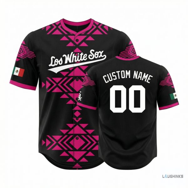 Chicago White Sox Mexican Heritage Night Personalized Baseball Jersey Shirt 2026 baseball jersey product view 1