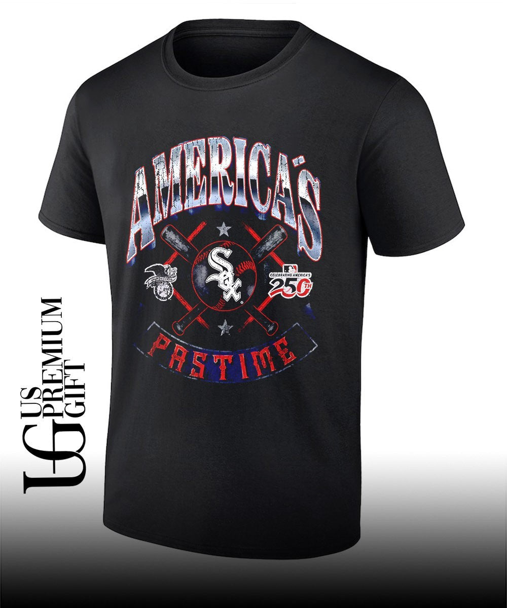 Chicago White Sox baseball Americana 250th Pastime celebrating logo shirt Unisex T-shirt, Sweatshirt, Hoodie, Long Sleeve Tee - T-Shirt, Sweatshirt, Hoodie