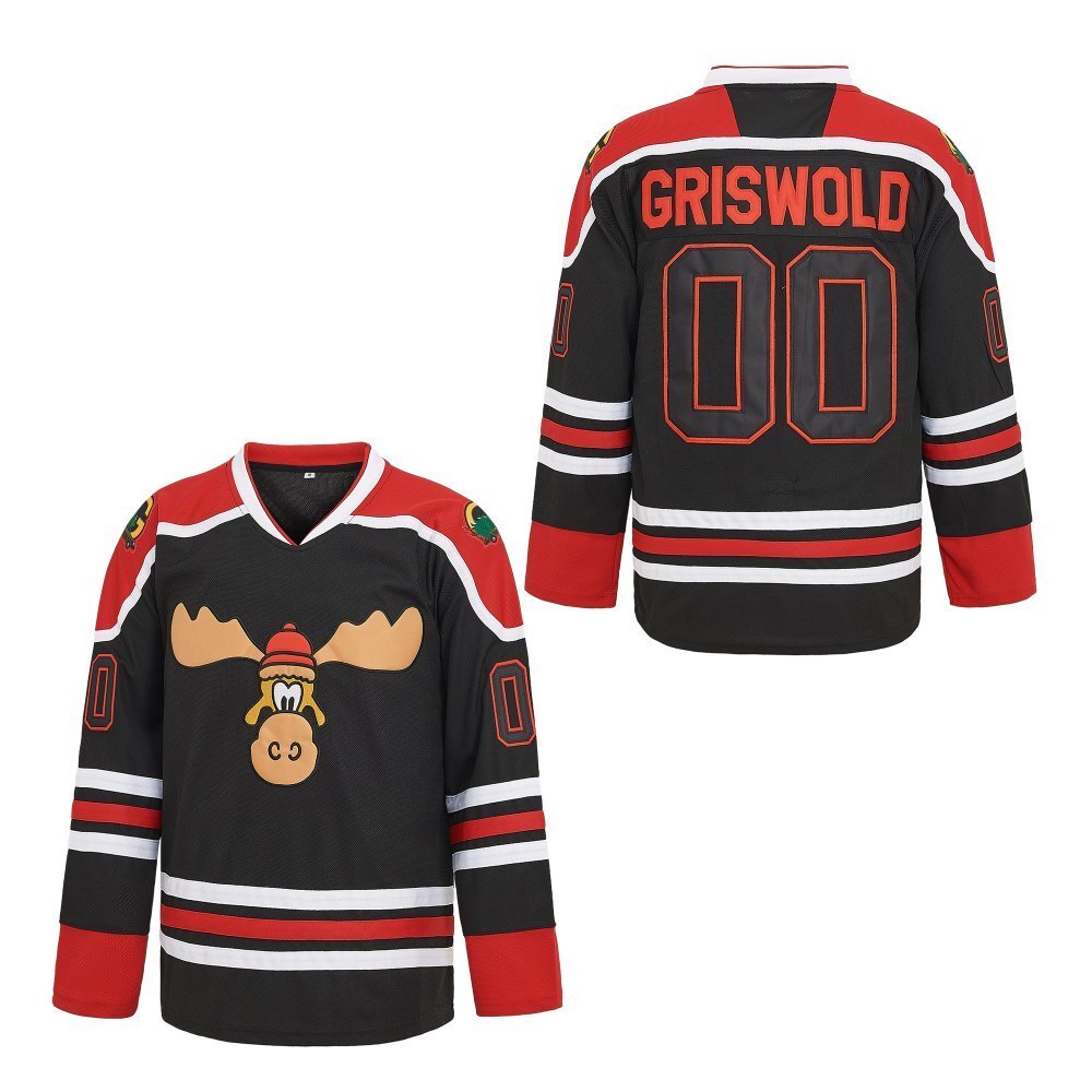 Chicago Blackhawks #00 Clark Griswold Hockey 00 Style 2 Hockey Jersey hockey jersey product view 1