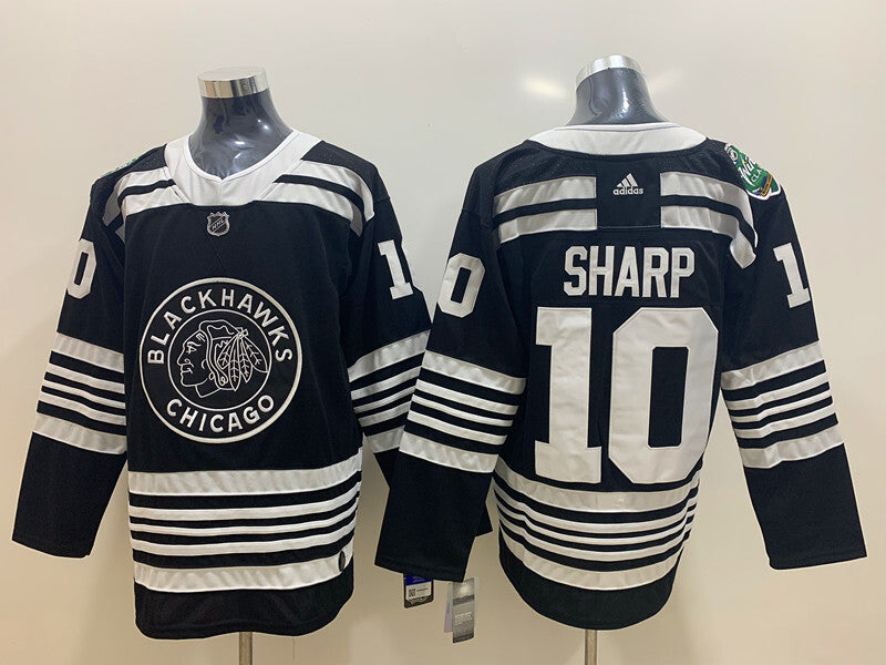 Chicago Blackhawks #10 Patrick Sharp Hockey Jersey hockey jersey product view 1