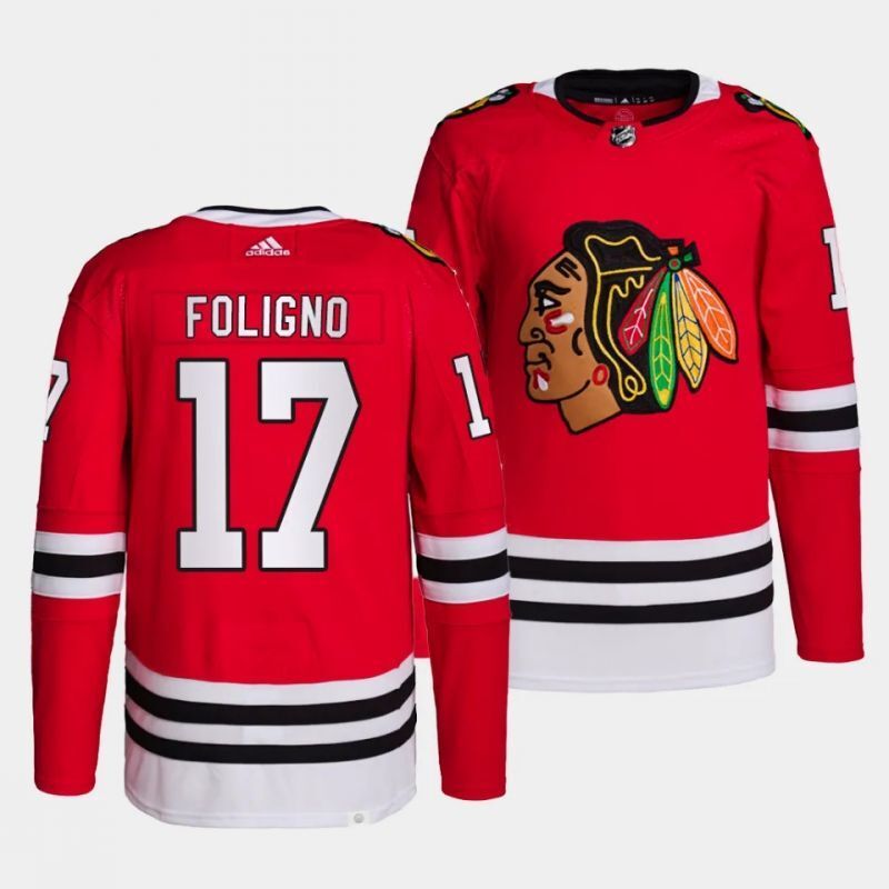 Chicago Blackhawks #17 nick foligno home primegreen authentic pro red jersey Hockey Jersey hockey jersey product view 1