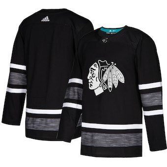 Chicago Blackhawks black Hockey Jersey hockey jersey product view 1