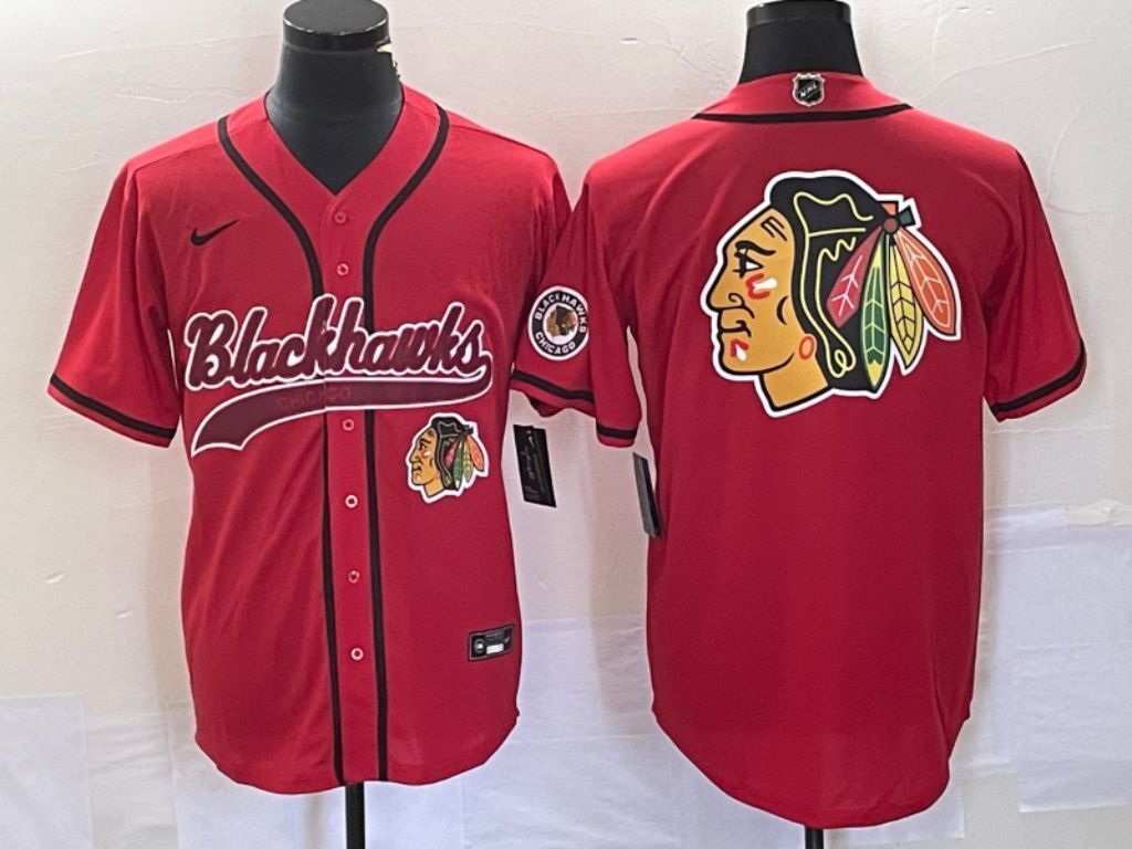 Chicago Blackhawks nhl Collaboration Style 5 Hockey Jersey hockey jersey product view 1