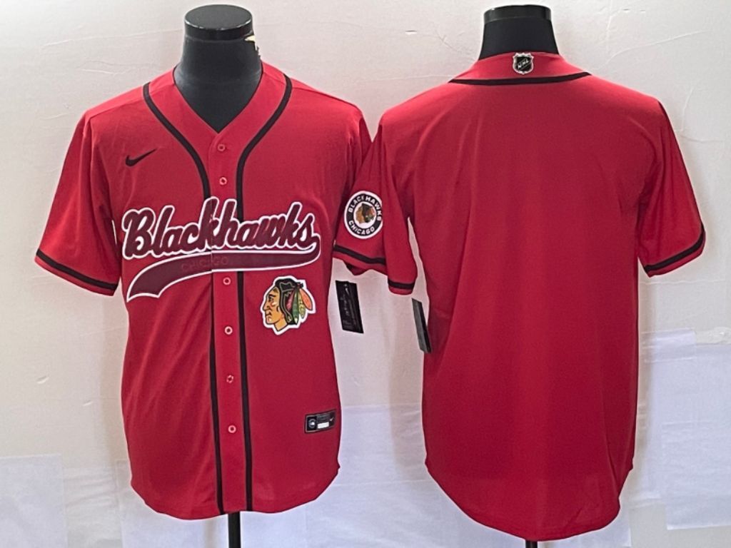 Chicago Blackhawks nhl Collaboration Style 7 Hockey Jersey hockey jersey product view 1