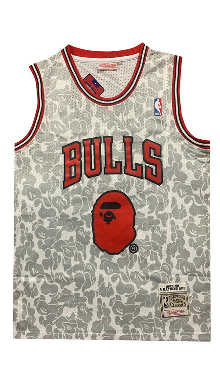 Chicago Bulls 1997-98 A BATHING APE x jersey Style 3 Basketball Jersey basketball jersey product view 1