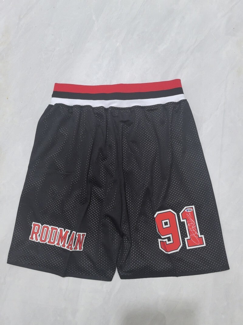 Chicago Bulls Bulls Black Retro Shorts Style 1 Basketball Jersey basketball jersey product view 1