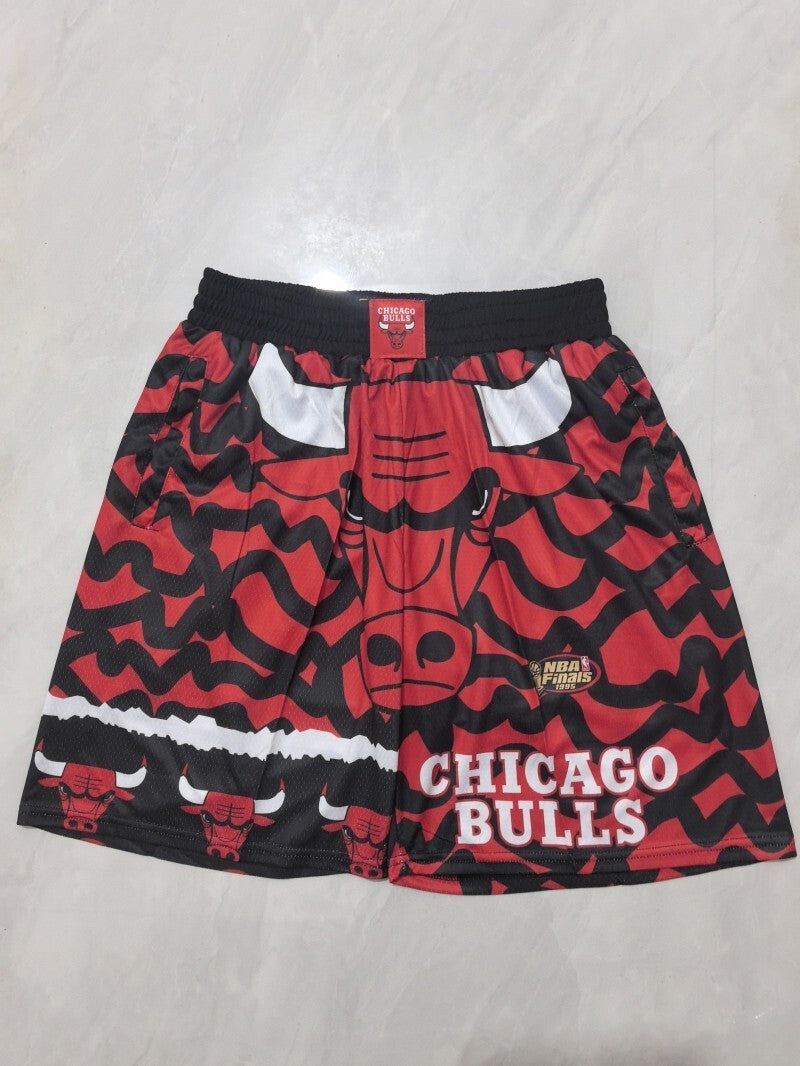 Chicago Bulls Bulls Red Shorts Style 2 Basketball Jersey basketball jersey product view 1