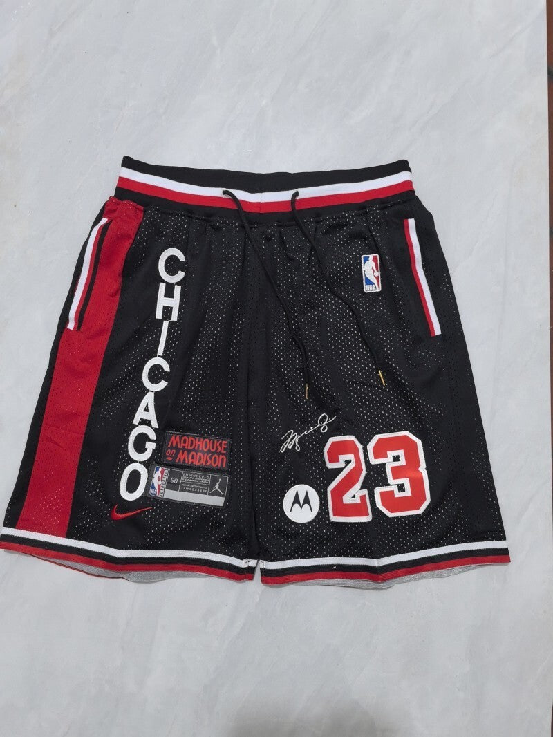 Chicago Bulls Bulls Retro Black Shorts Style 2 Basketball Jersey basketball jersey product view 1