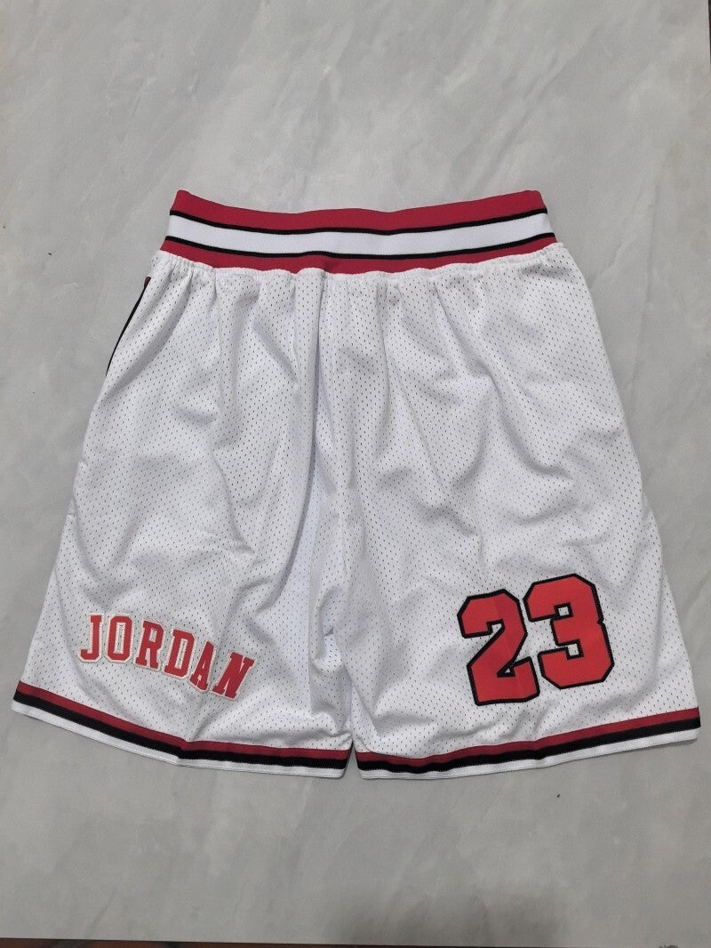 Chicago Bulls Bulls White Retro Shorts Style 1 Basketball Jersey basketball jersey product view 1