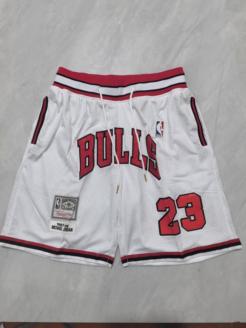Chicago Bulls Bulls White Retro Shorts Style 2 Basketball Jersey basketball jersey product view 1
