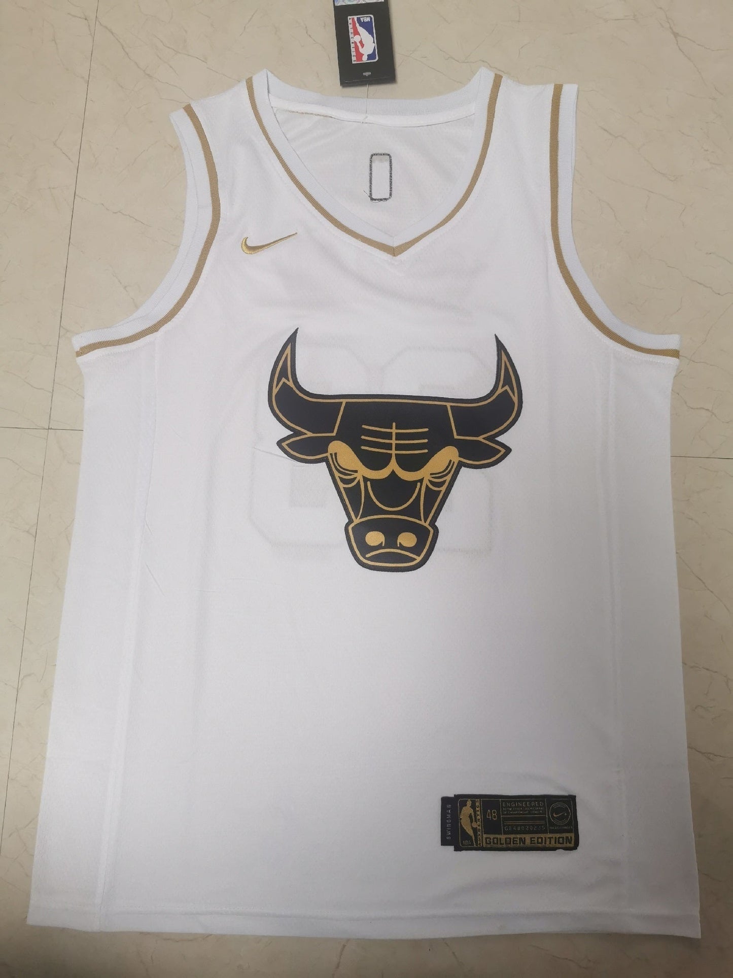 Chicago Bulls Style 1 Basketball Jersey basketball jersey product view 1