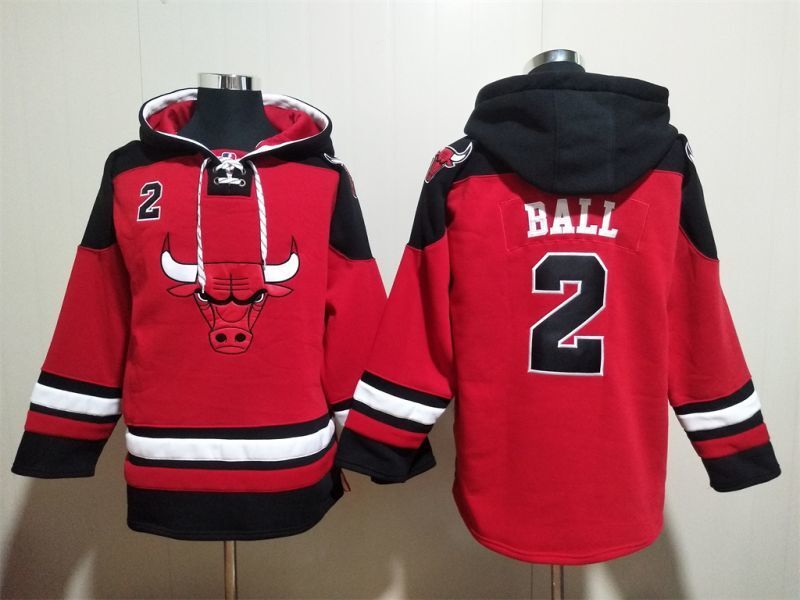 Chicago Bulls #2 Lonzo Ball Bulls Basketball Jersey basketball jersey product view 1